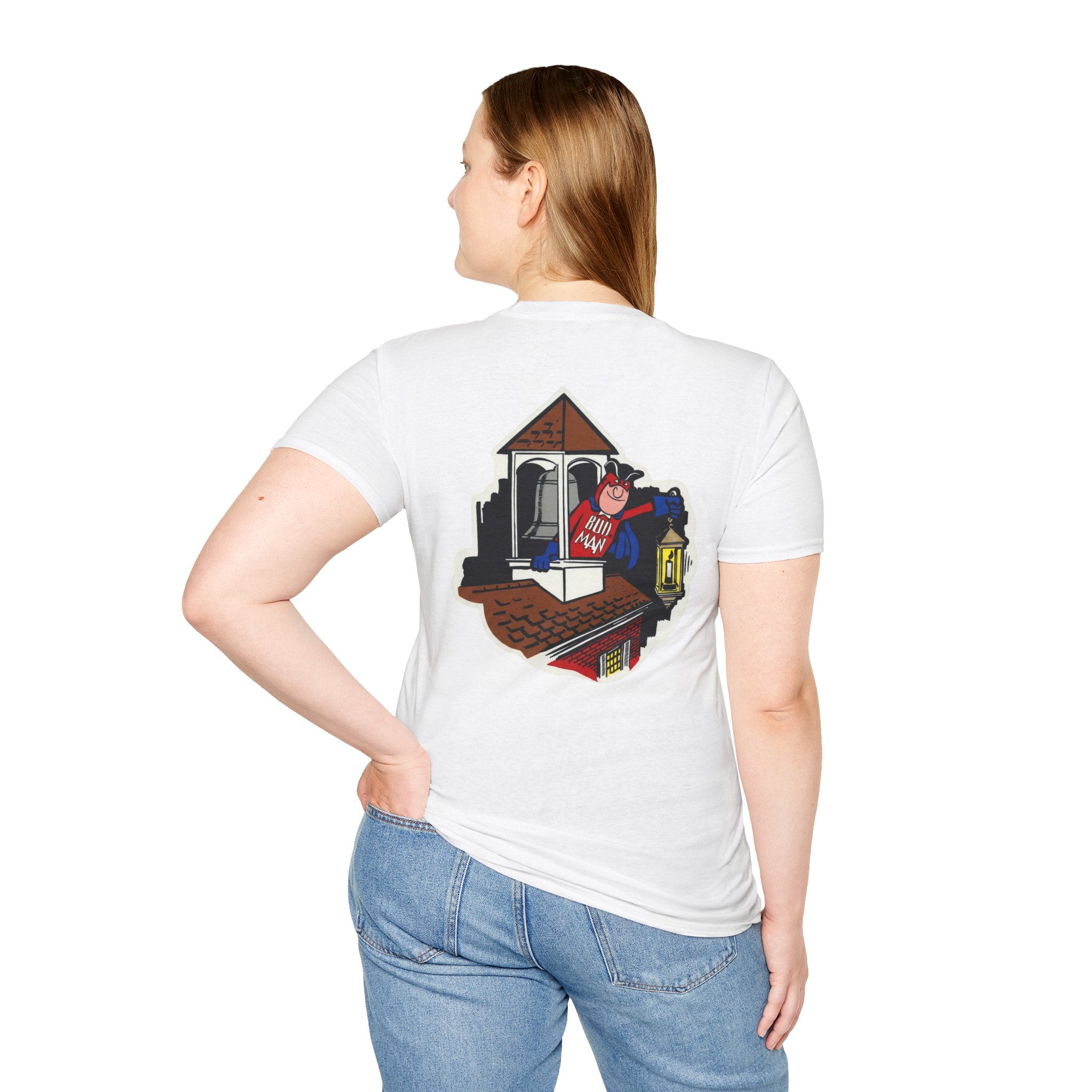 Retro Bud Man Boston Lantern Classic Budweiser T-Shirt