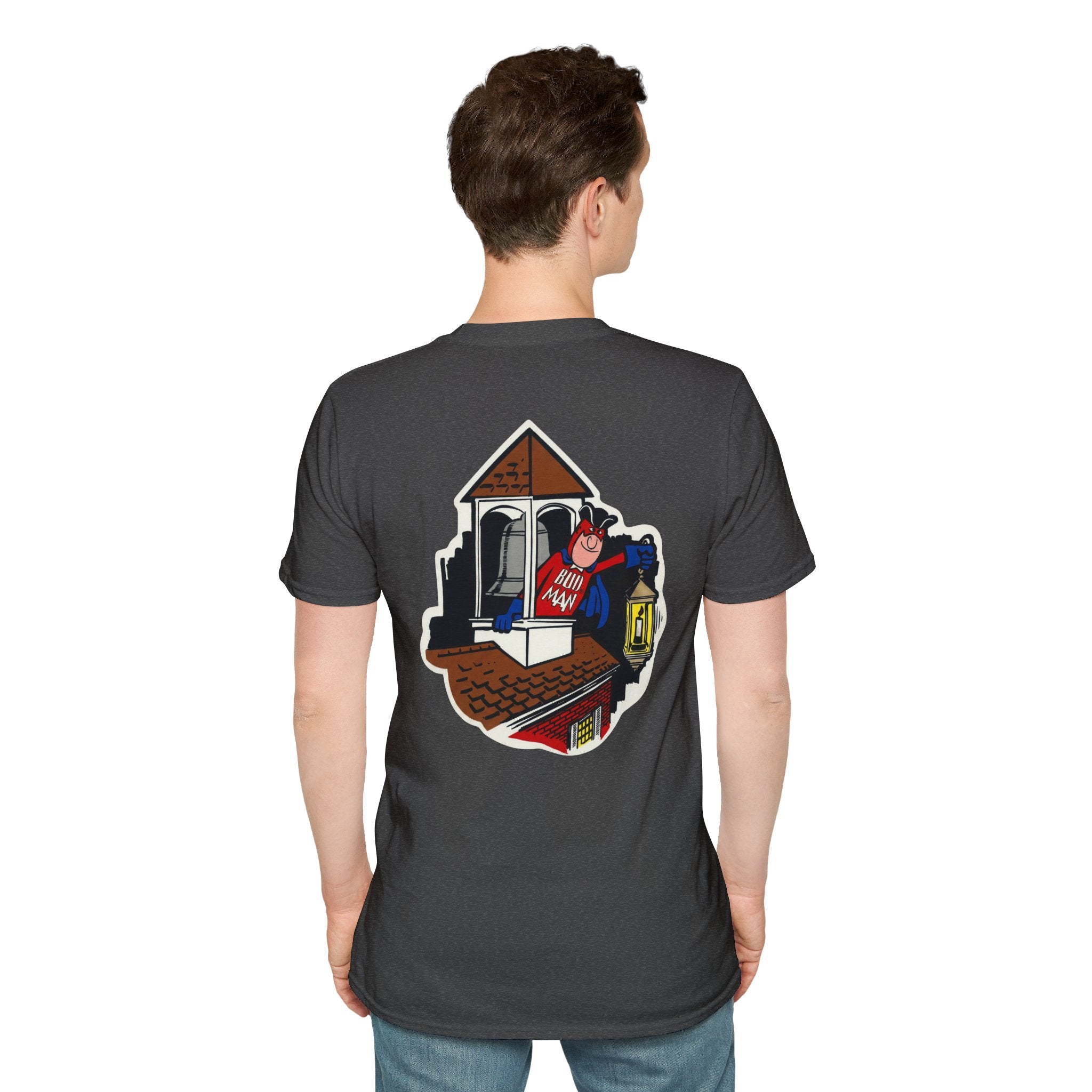 Retro Bud Man Boston Lantern Classic Budweiser T-Shirt