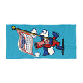 Retro Bud Man Beach Towel for America's 250th Birthday