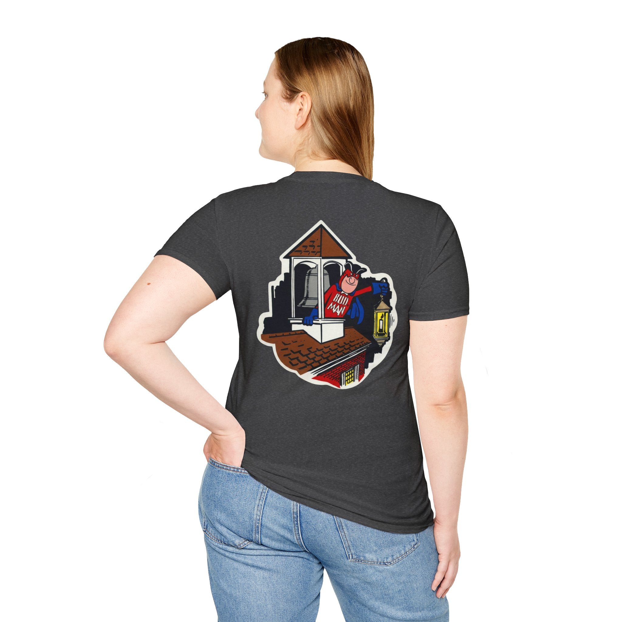 Retro Bud Man Boston Lantern Classic Budweiser T-Shirt