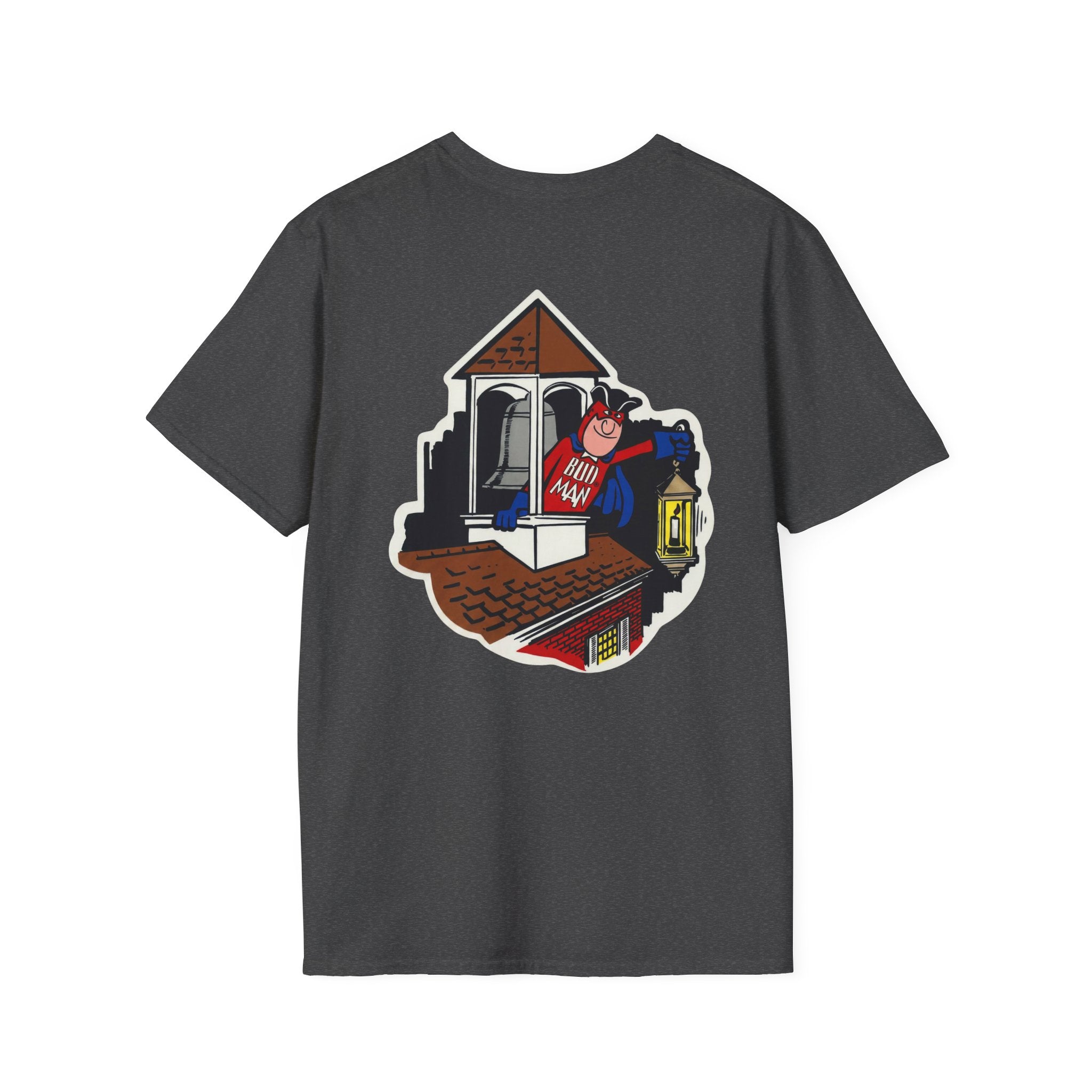 Retro Bud Man Boston Lantern Classic Budweiser T-Shirt