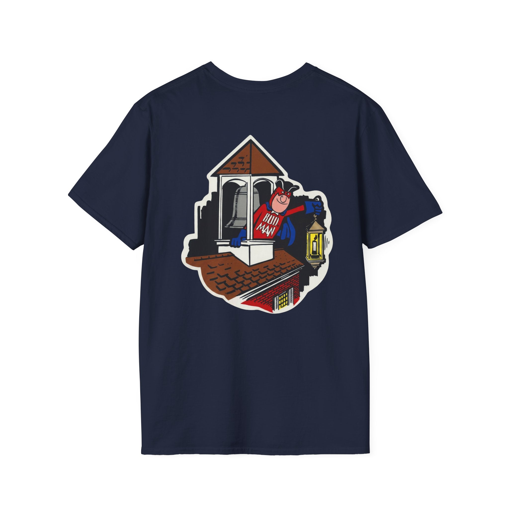 Retro Bud Man Boston Lantern Classic Budweiser T-Shirt