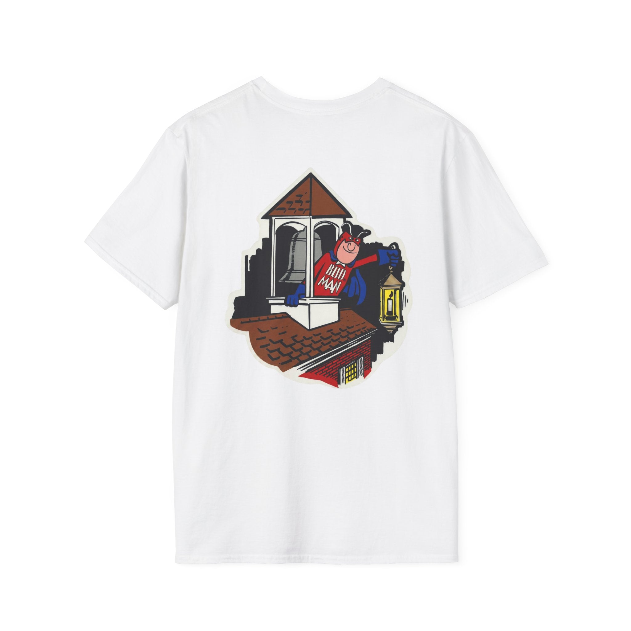 Retro Bud Man Boston Lantern Classic Budweiser T-Shirt