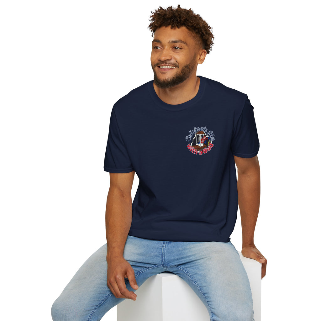 Retro Bud Man Boston Lantern Classic Budweiser T-Shirt