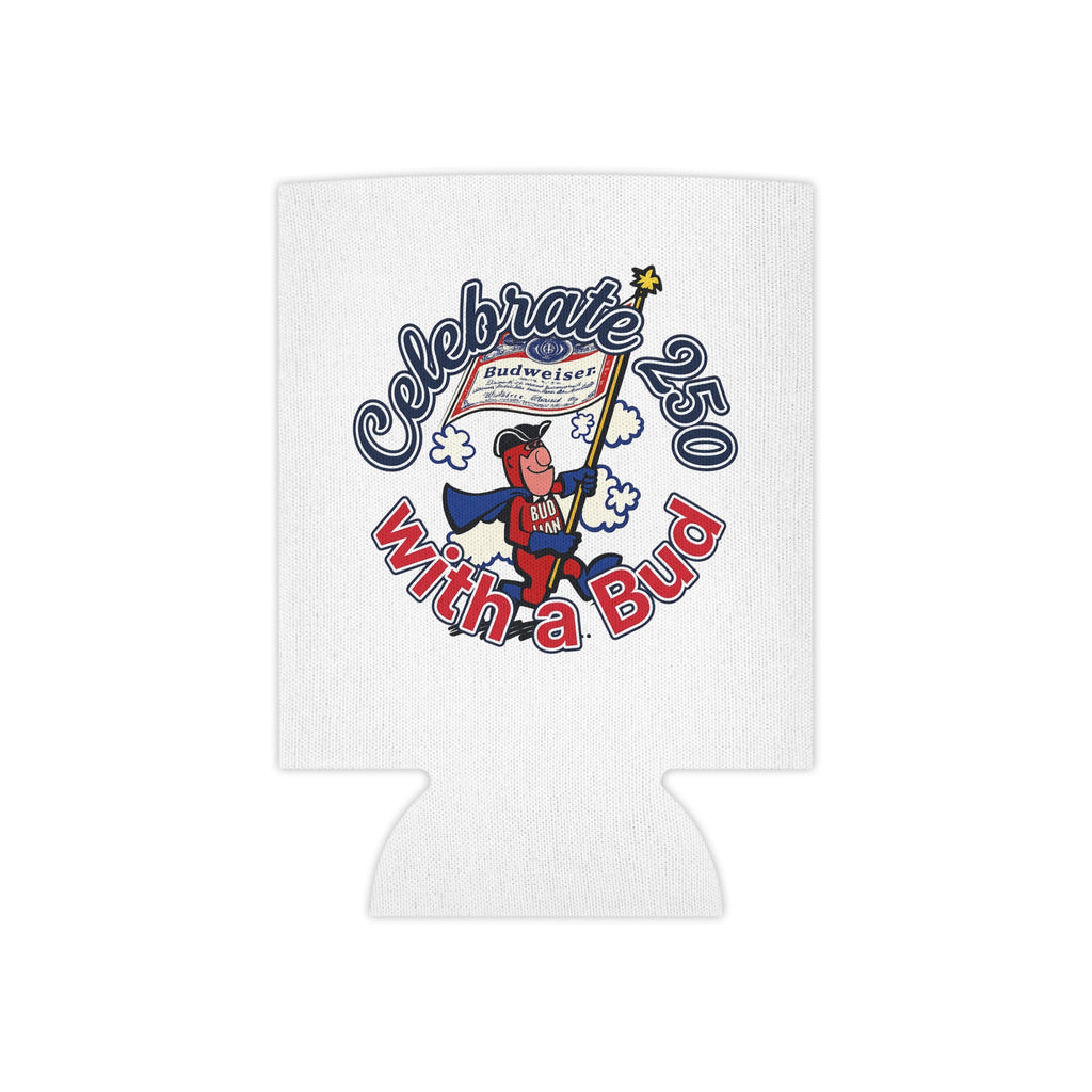 Bud Man Budweiser Retro Beer Koozie Can Cooler