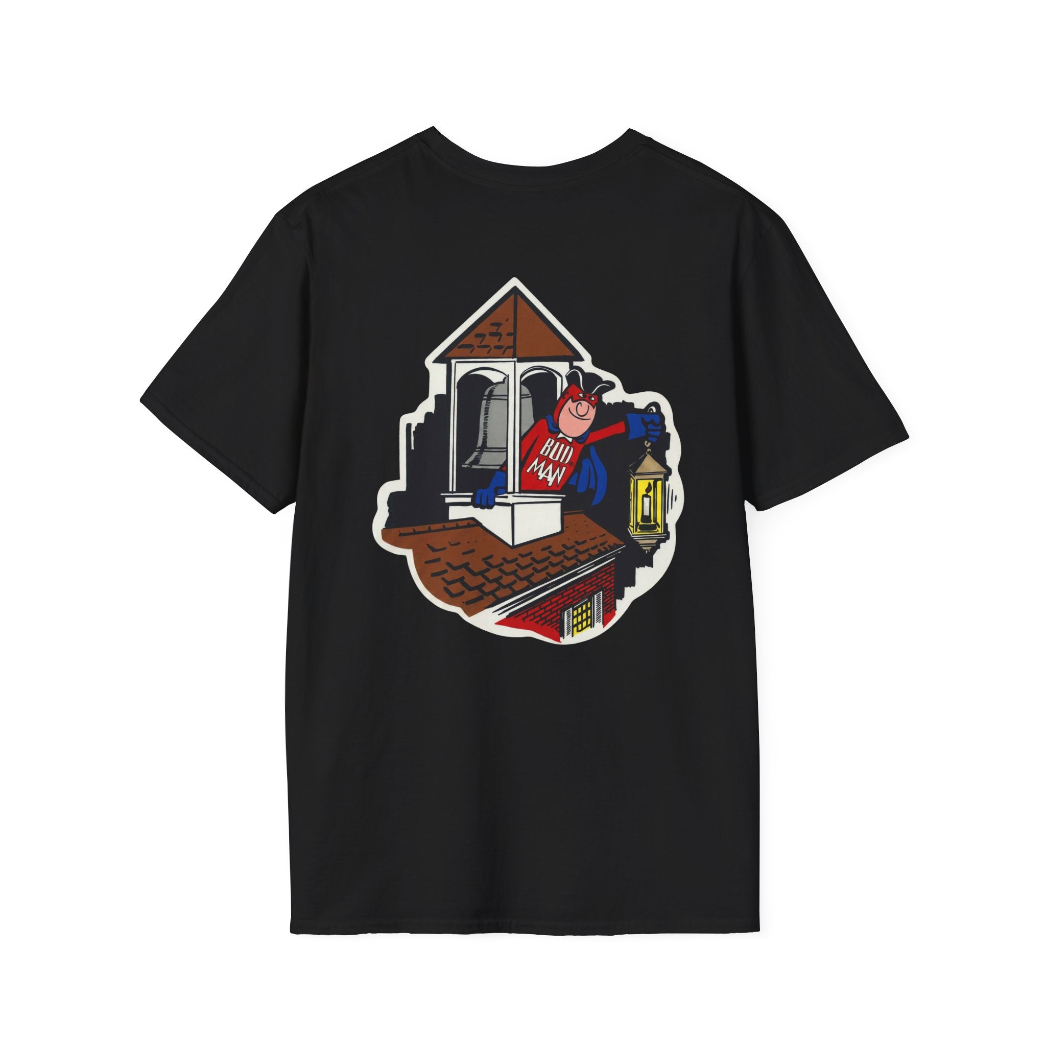 Retro Bud Man Boston Lantern Classic Budweiser T-Shirt