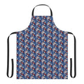 Retro Bud Man Classic Budweiser Inspired Pattern Apron for America's 250th Birthday