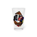 Retro Bud Man at Old North Church Pint Glass – 16oz Beer Glass