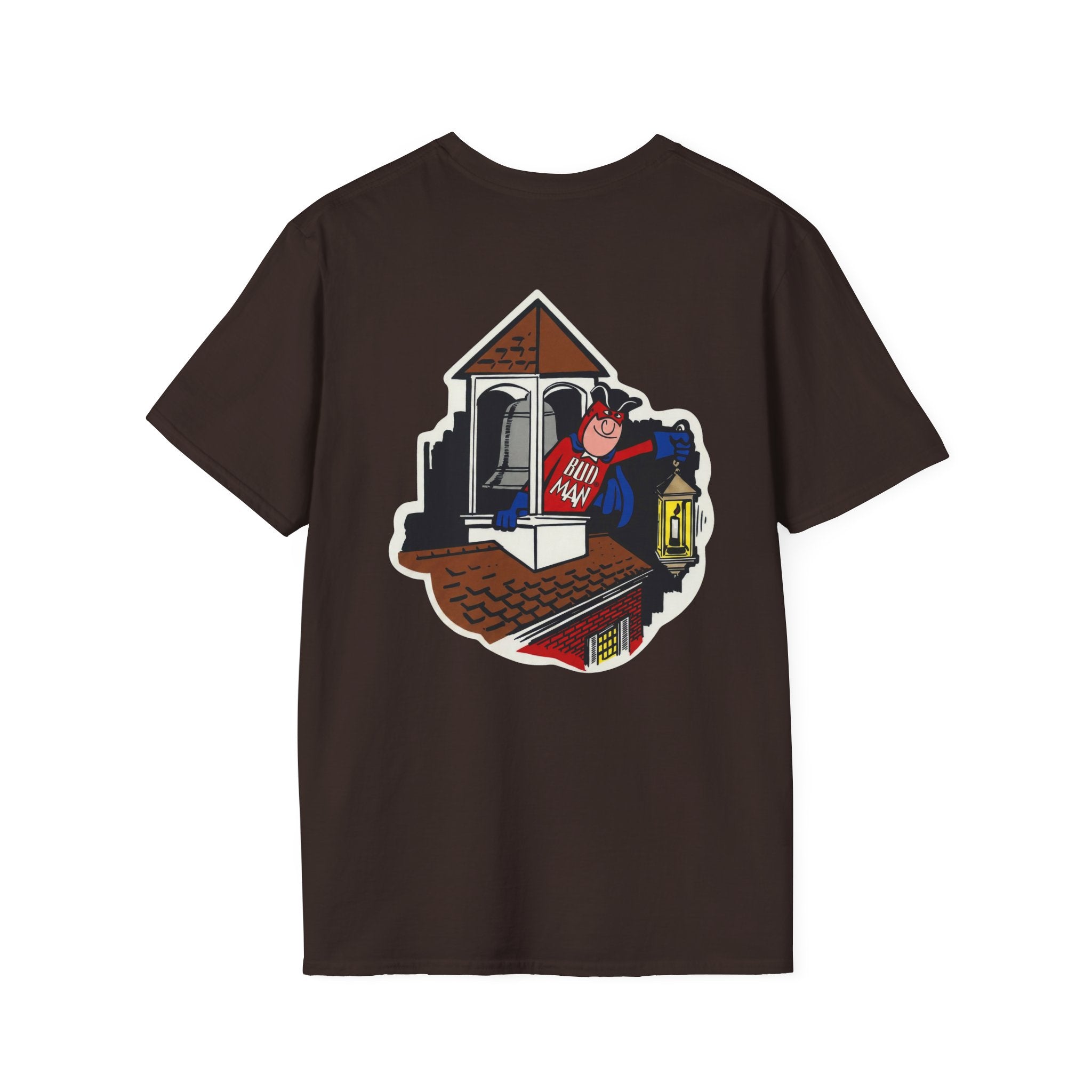 Retro Bud Man Boston Lantern Classic Budweiser T-Shirt