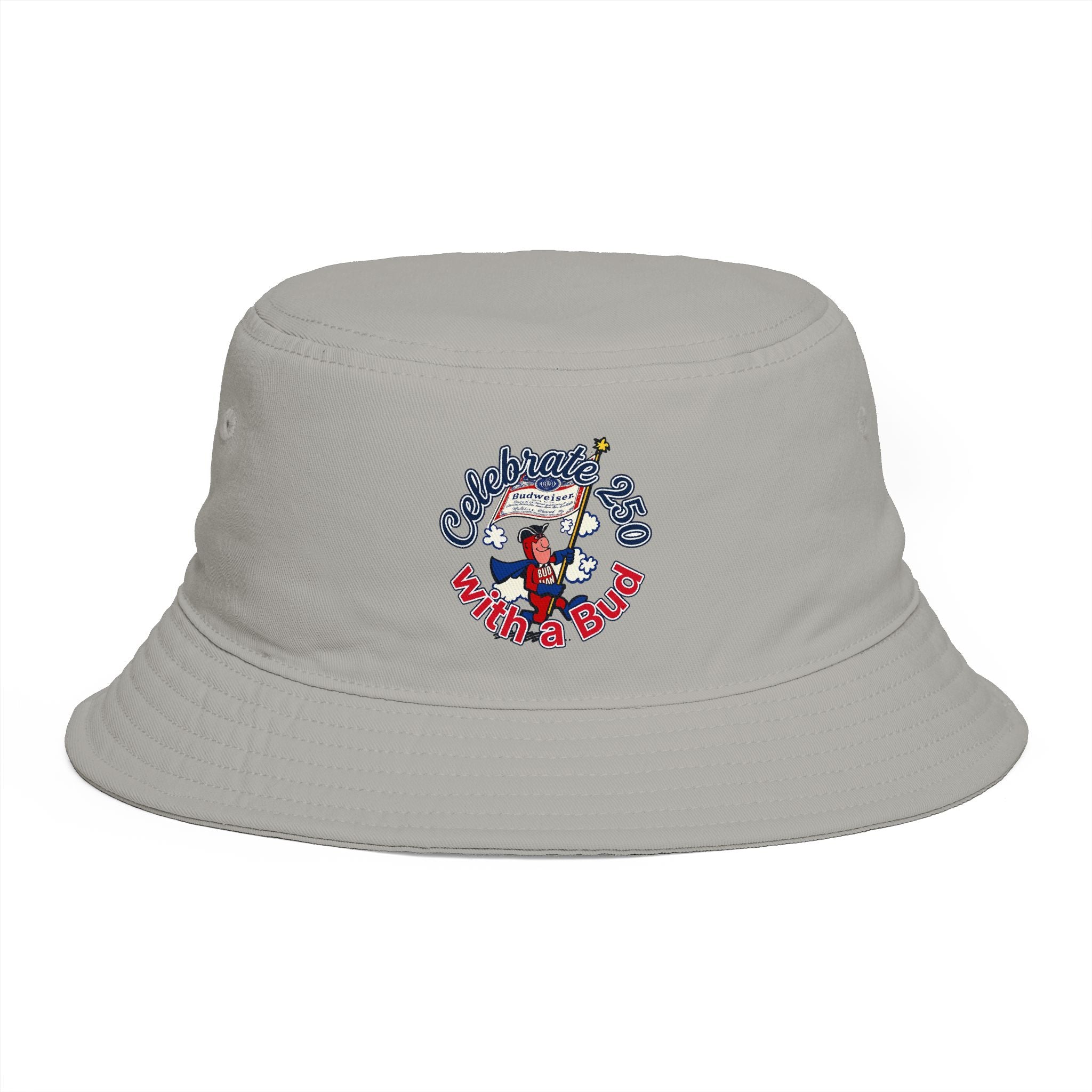 Retro Bud Man Bucket Hat for America's 250th Birthday