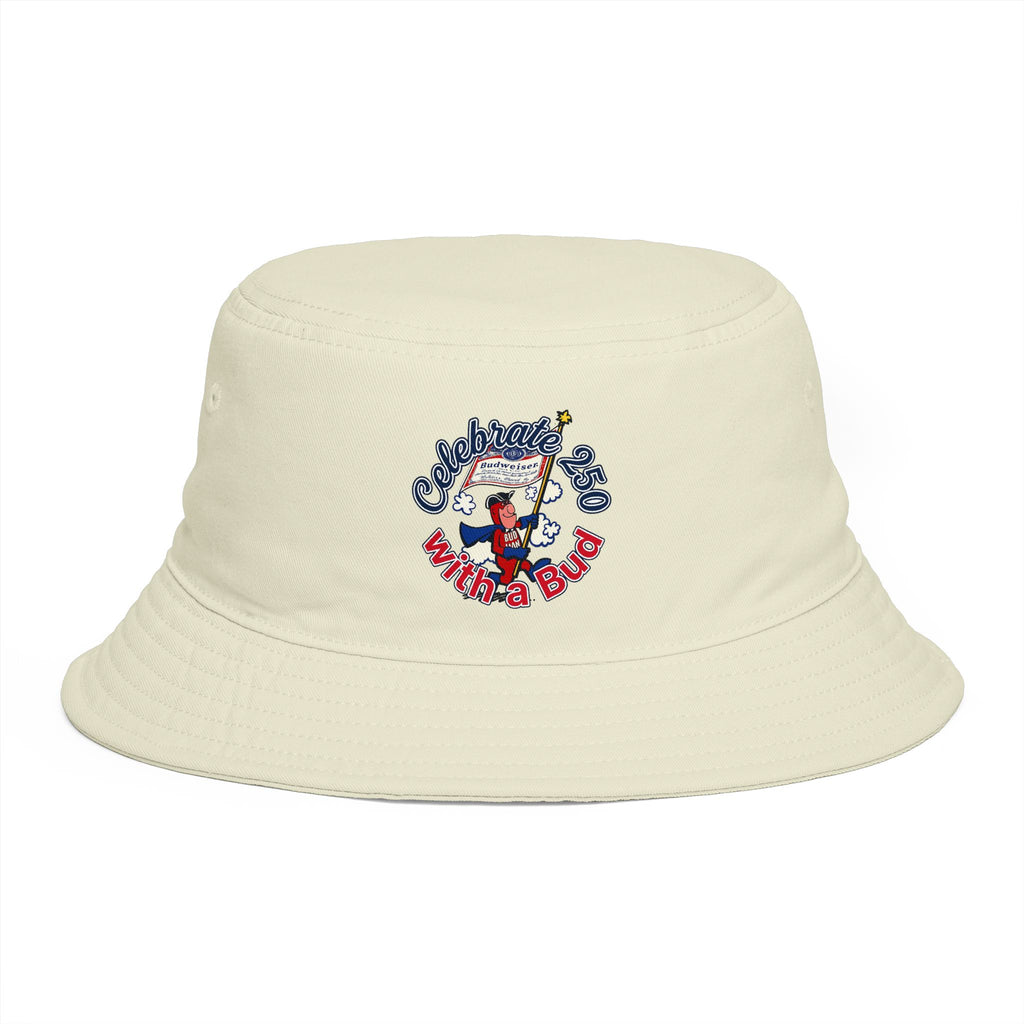 Retro Bud Man Bucket Hat for America's 250th Birthday