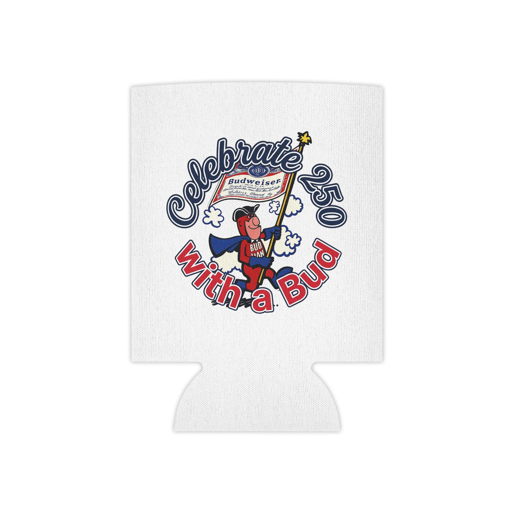 Bud Man Budweiser Retro Beer Koozie Can Cooler
