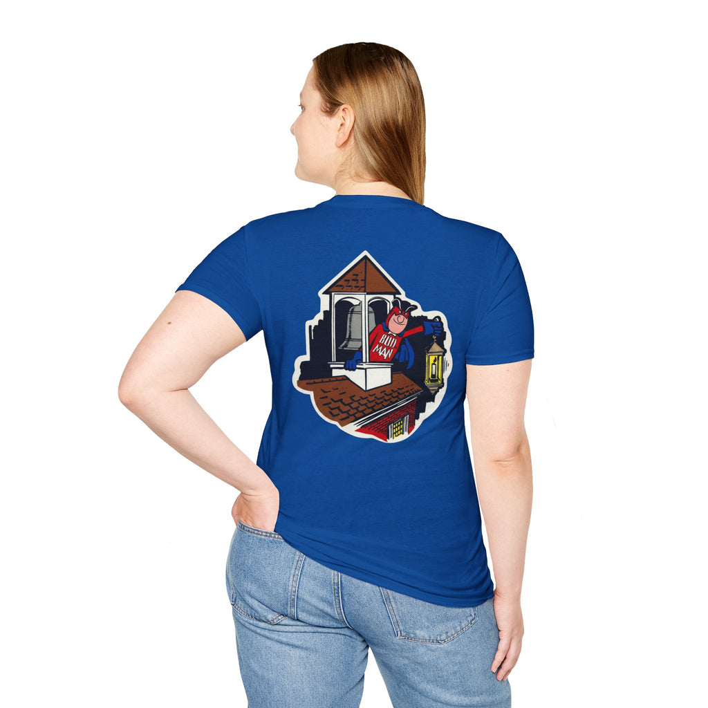Retro Bud Man Boston Lantern Classic Budweiser T-Shirt