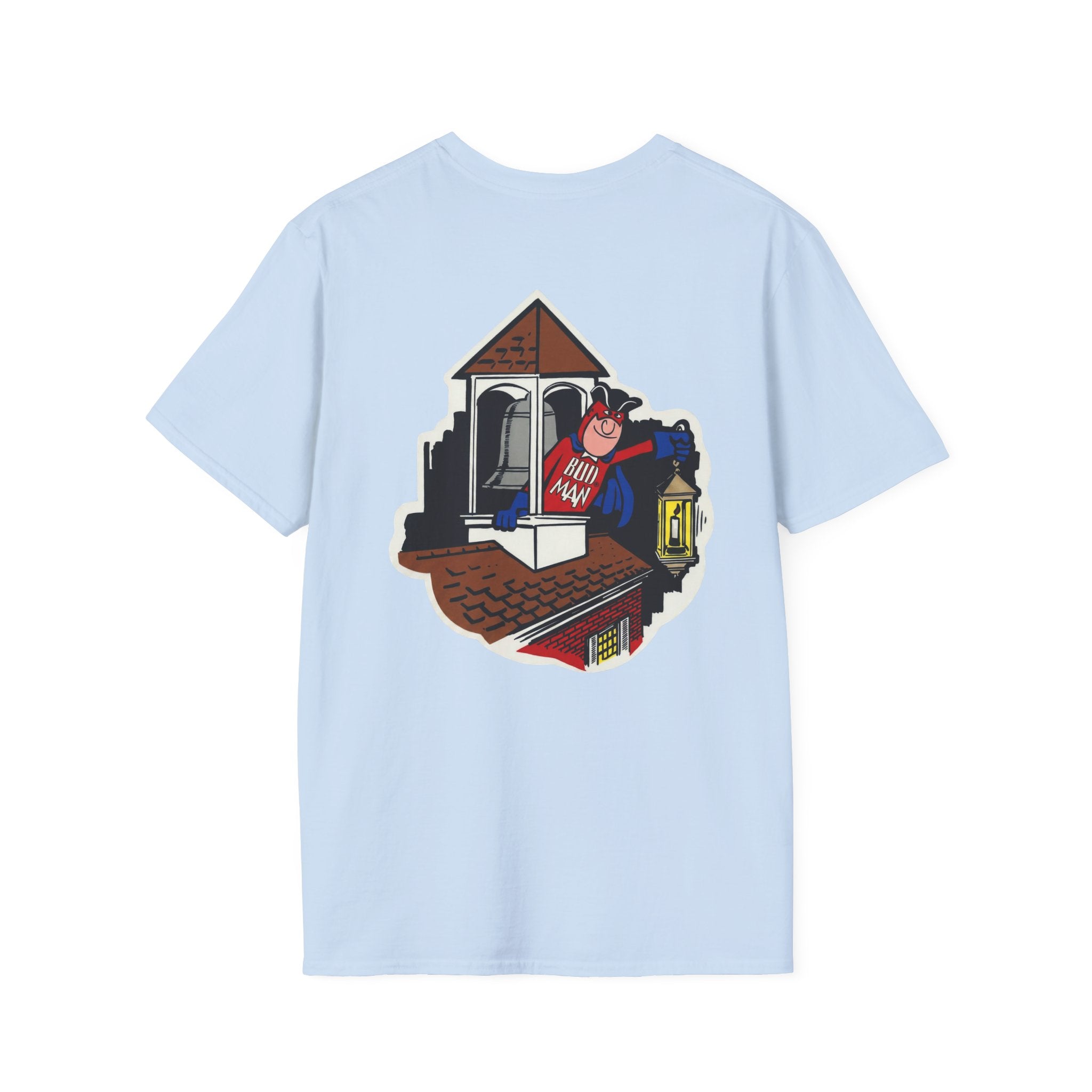 Retro Bud Man Boston Lantern Classic Budweiser T-Shirt