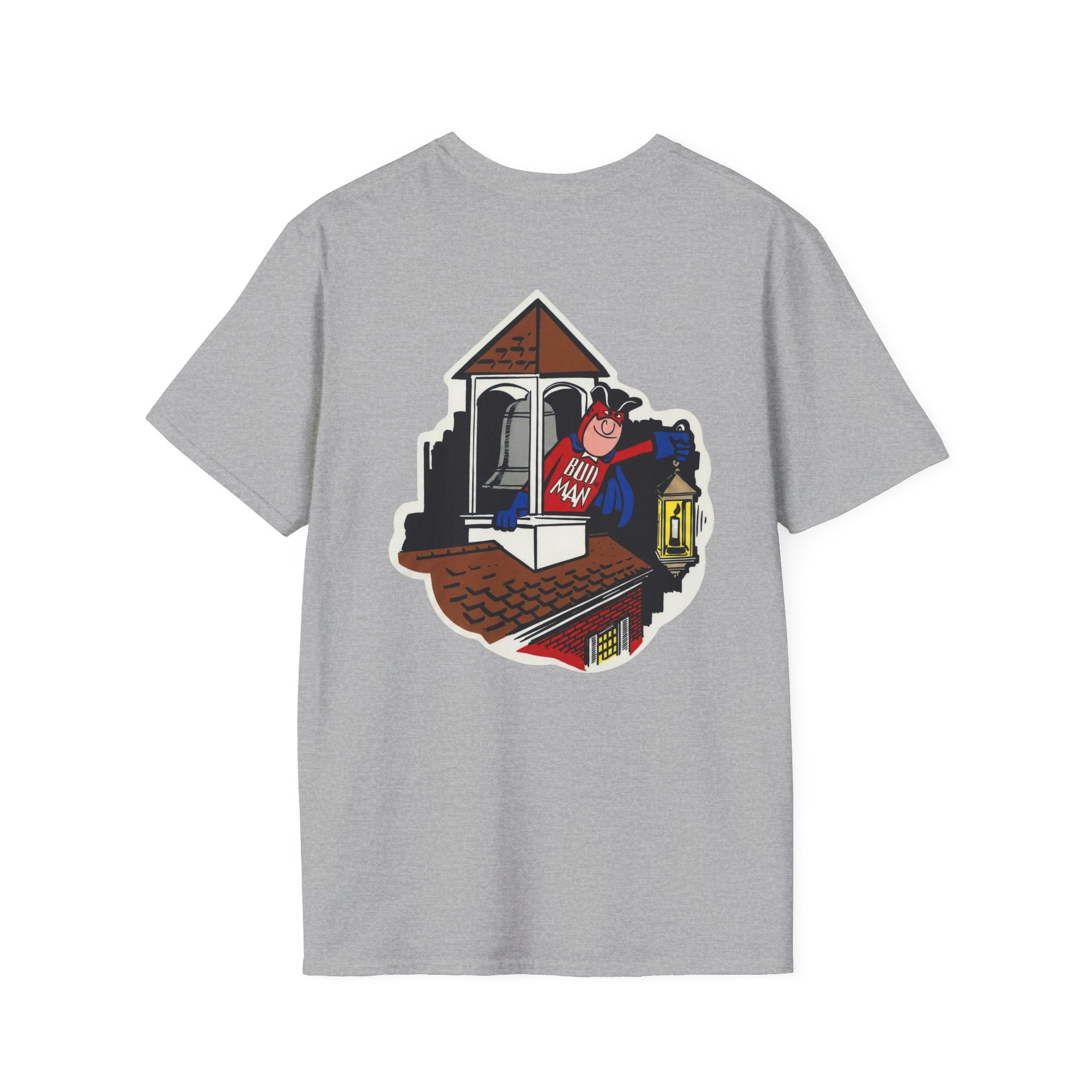 Retro Bud Man Boston Lantern Classic Budweiser T-Shirt