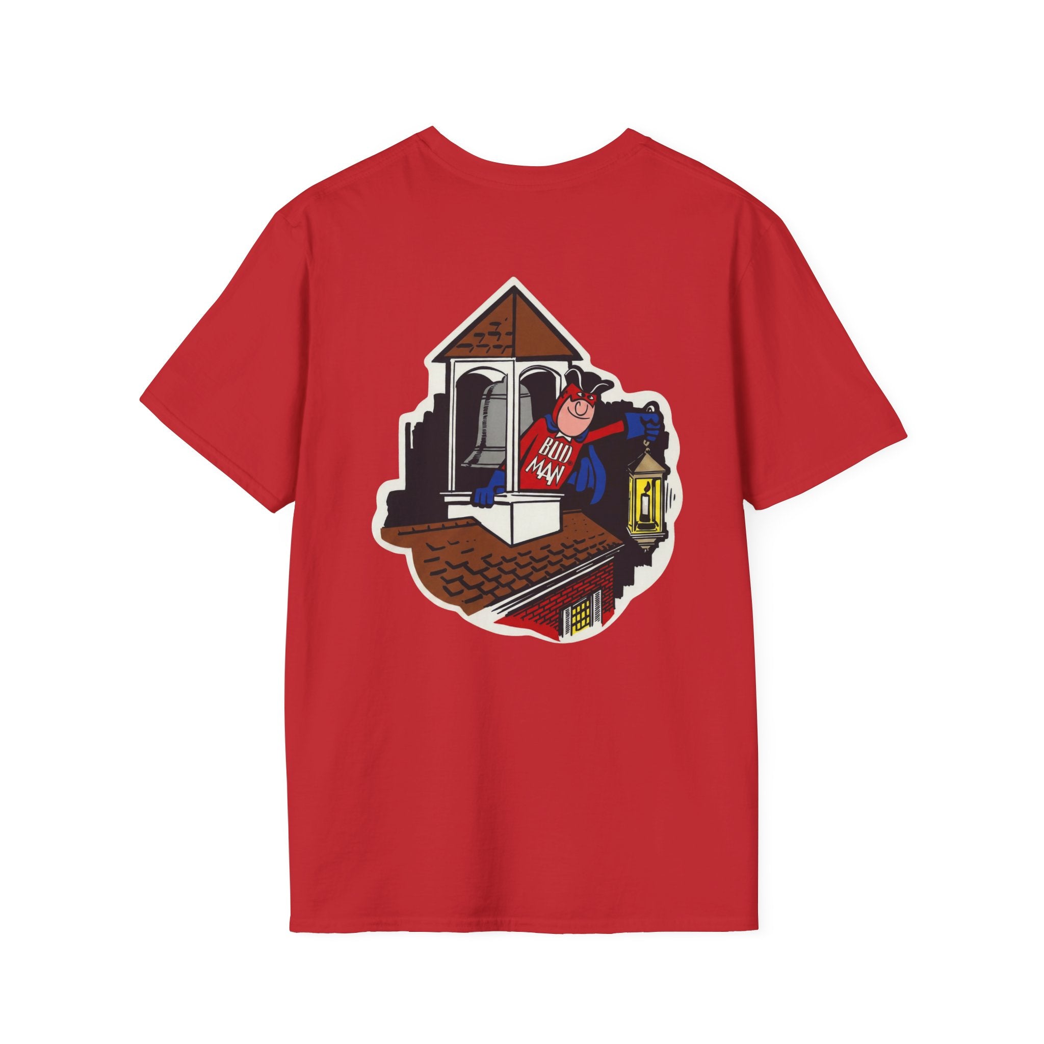 Retro Bud Man Boston Lantern Classic Budweiser T-Shirt