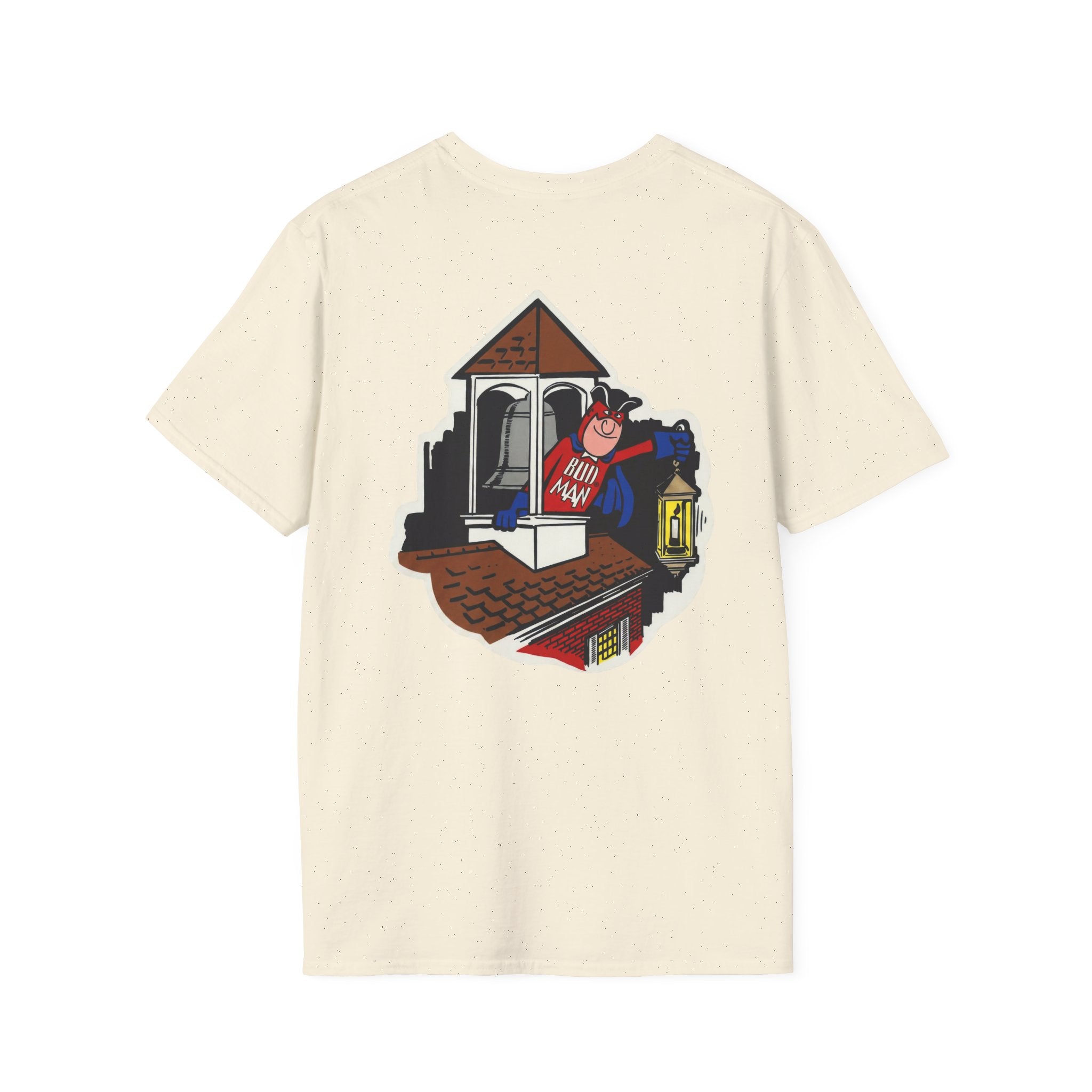 Retro Bud Man Boston Lantern Classic Budweiser T-Shirt