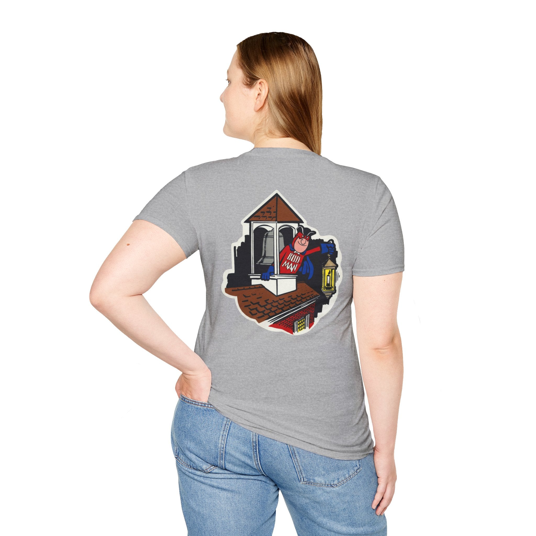Retro Bud Man Boston Lantern Classic Budweiser T-Shirt
