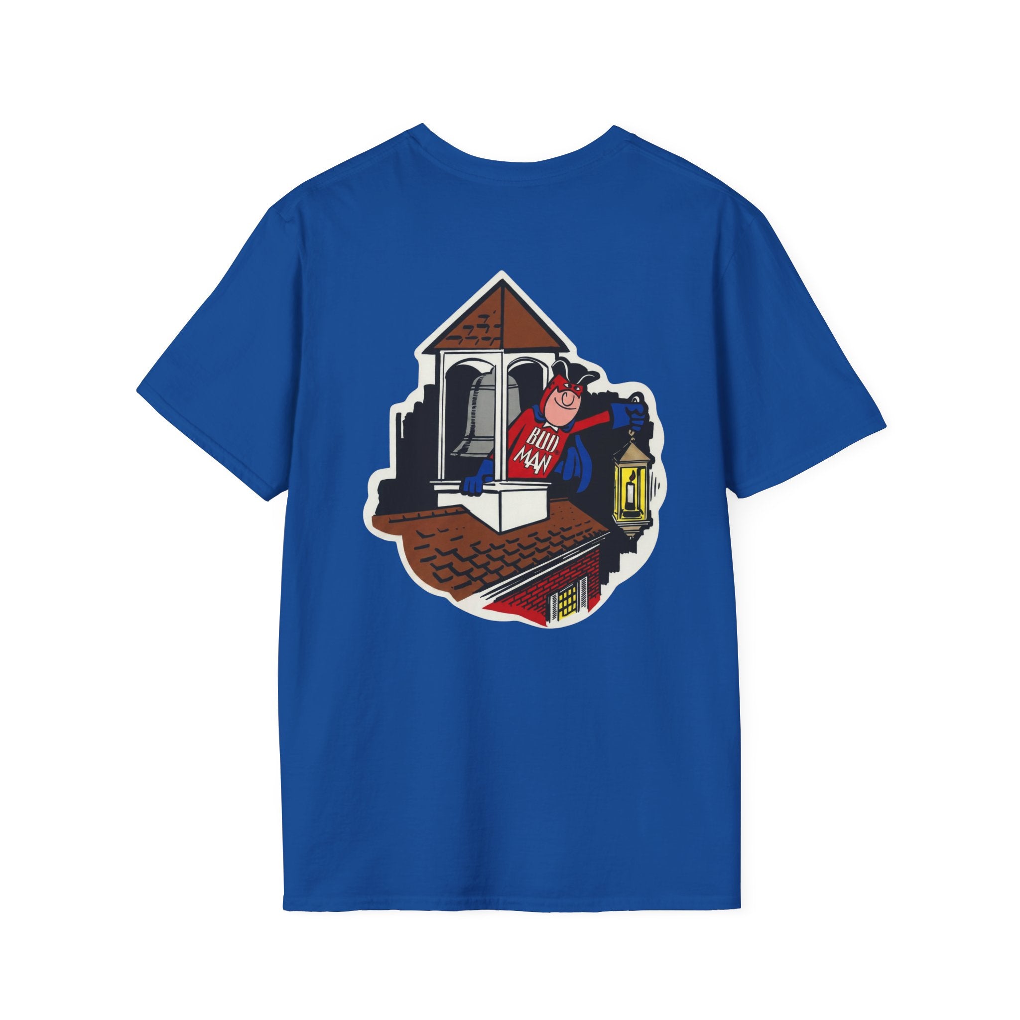 Retro Bud Man Boston Lantern Classic Budweiser T-Shirt